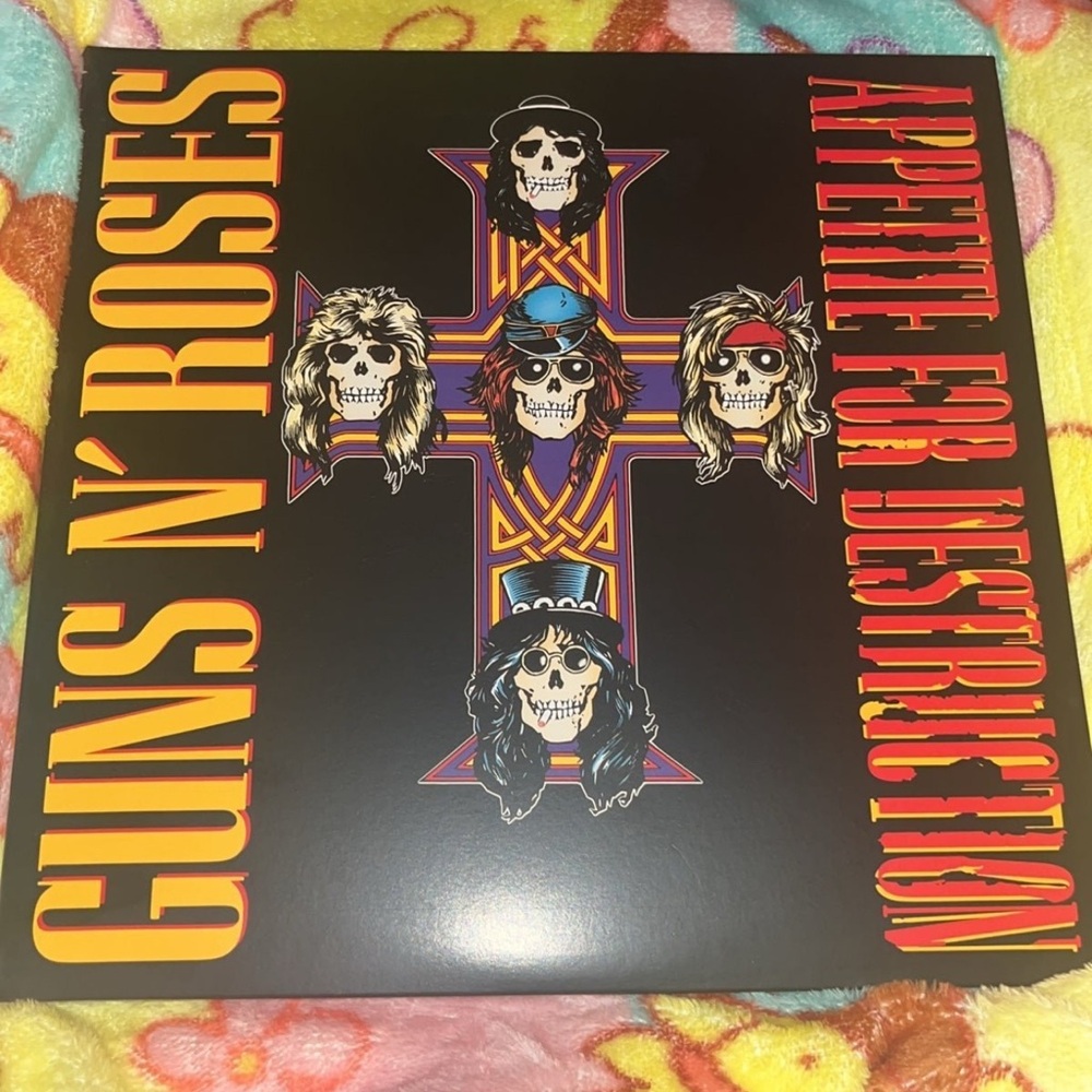 Guns N’ Roses ‘Appetite For Destruction’ Black Vinyl Record
